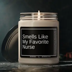 Nurse Gift, Smells Like My Favorite Nurse Candle, Gift for Nurse, Nurse Gift Idea, Candle for Nurse, RN Gifts, CNA Gifts, LPN Gifts