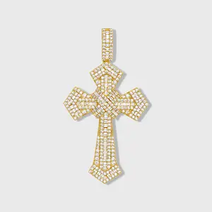 Arrow Cross Pendant 14K Gold Plated