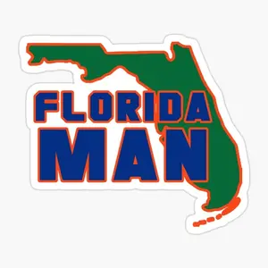 Florida Man Sticker UEK