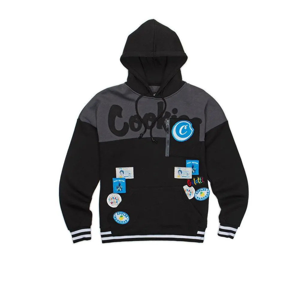 Men's Cookies Award Tour Fleece Pullover Hoodie, Menswear Long Sleeve Casual Sweatshirt with Matching Appeal, Sweatshirts, Print