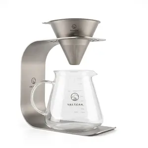 Titanium Pour Over Set Taste Coffee, Not the Filter · 600ml · 20oz · 137g Ultralight