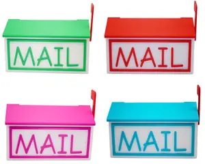 Mini Mailbox for Kids - Compact & Easy for Young Hands - Perfect for Play Areas & Holiday Surprises - 7"L x 4"H x 2"W