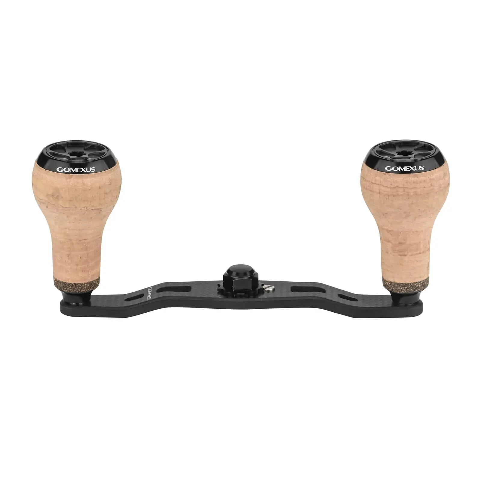 Gomexus TORAY Carbon Fiber Baitcasting Reel Handle with Cork Knob | Lightweight, Sensitive, Easy Install | DC-CA27