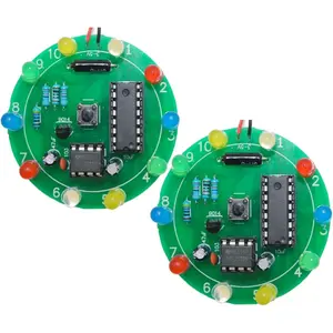 Soldering Practice Kit Light Circuit Board Solder Project for Electronics Beginners to Learn and Training