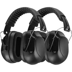 L-HPS015  2 Pack 34dB Noise Canceling Headphones For Shooting, Hearing Protection Earmuffs, Ear Protection Headphones, Thickened Headband Ear Muffs For Noise Reduction For Shooting, Construction,Mowing
