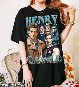 Vintage Henry Cavill Shirt, Henry Cavill Bootleg Tee Graphic T-Shirt, Gift For Women and Man Unisex T-Shirt