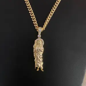 San Judas Tadeo Necklace Religious Jewelry Gift