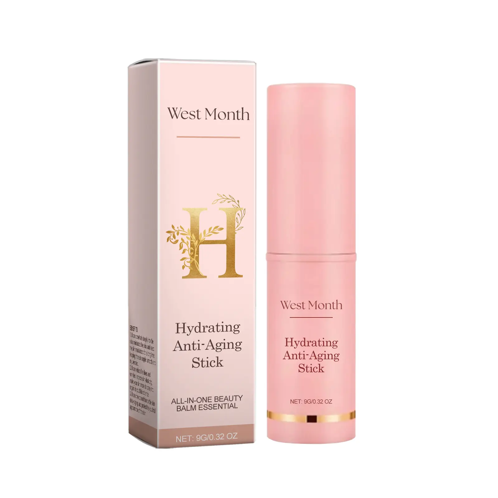 WEST MONTH Anti-Aging Balm Stick, Portable Face Serums & Essences to Restore Glow, Hydrating Dark Spots Treatment for All Skin Types, Moisture, Glow Up, Hyperpigmentation Treatment, Moisturizer, Hydrate, Gift, Plump Skin, Smooth, Glow Routine