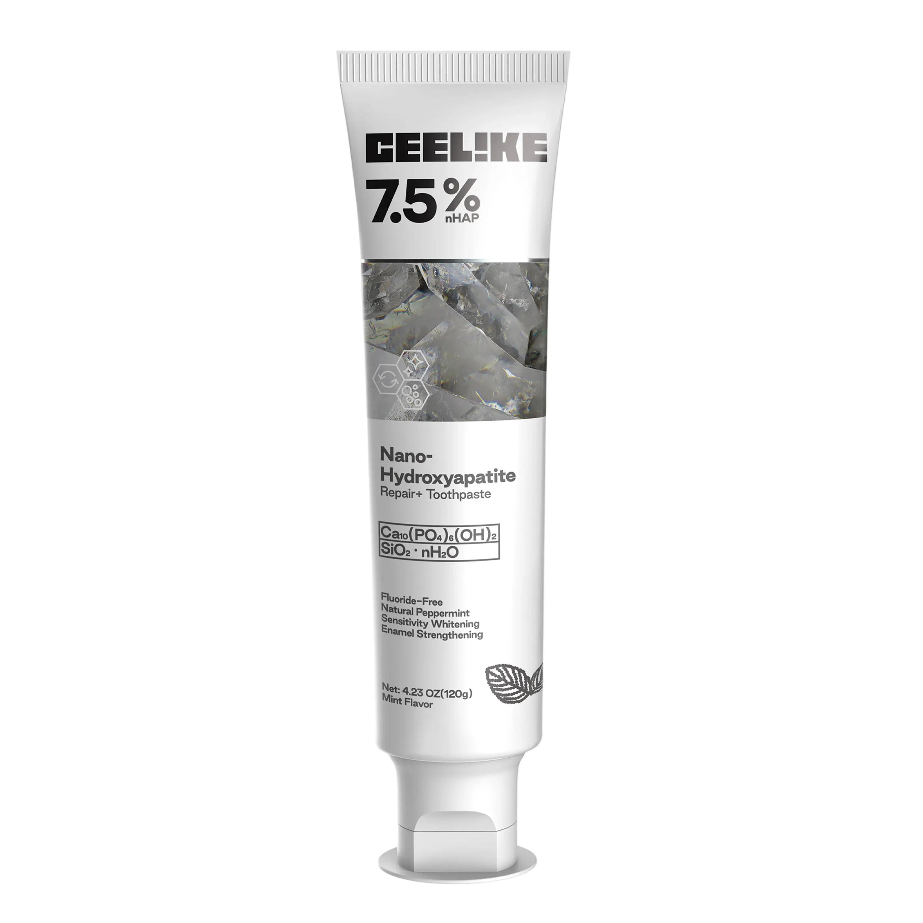 Ceelike Nano Hydroxyapatite Toothpaste | Protects Teeth | Fluoride-Free & Fresh Mint | Maintains Natural Tooth Color Ceelike Nano Hydroxyapatite Toothpaste | Protects Teeth | Fluoride-Free & Fresh Mint | Maintains Natural Tooth Color