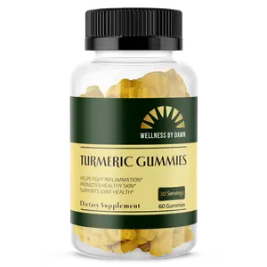 Turmeric Ginger Gummies (50mg) with Black Pepper Extract, 60 ct.
