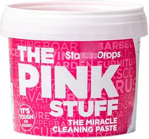 Stardrops The Pink Stuff Miracle All Purpose Cleaning Paste - Tough on Stains Gentle on Surfaces - Versatile for Kitchen Bathroom Tiles Glass Stainless Steel