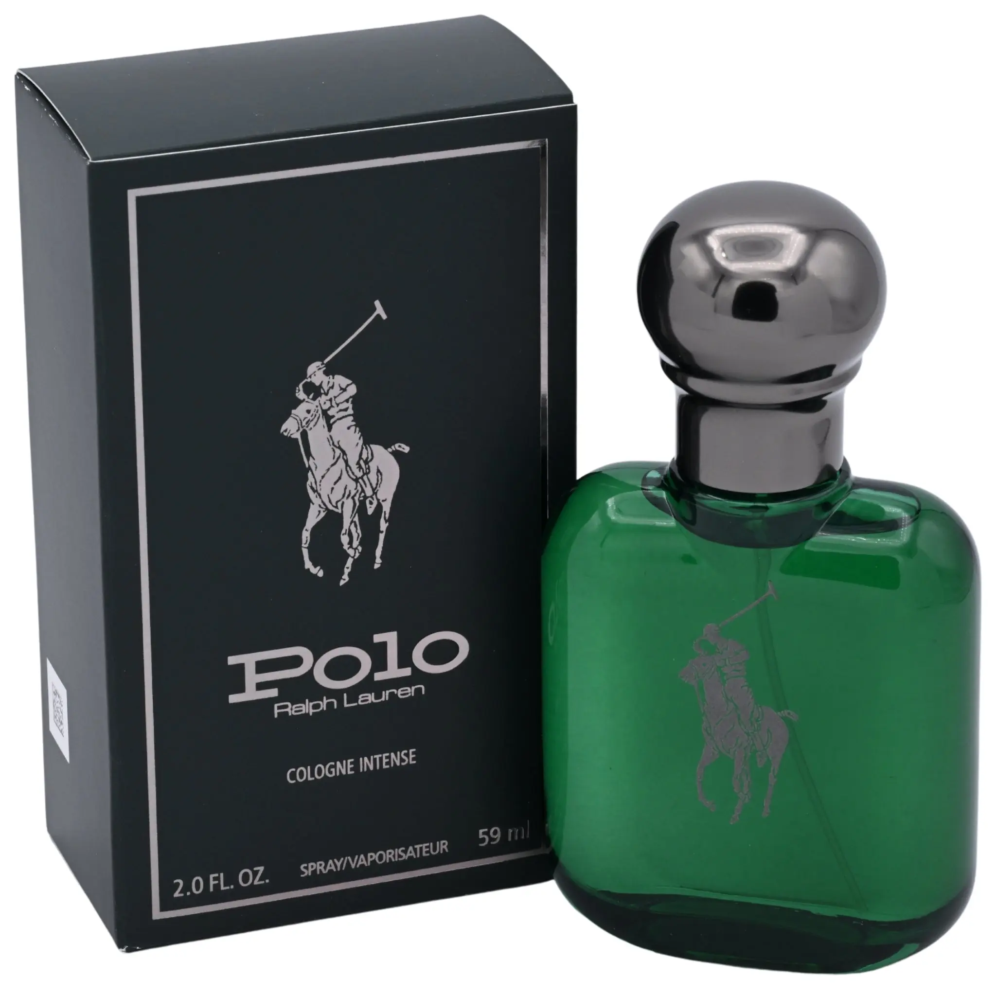 Ralph Lauren Polo Cologne Intense Men's EDP Spray, 2 fl oz (59 ml), Long-Lasting, Classic Masculine, Confident-Refined, Grapefruit-Herbal Notes, New Retail Box, Skin-Applicable Men's Cologne, Apply On Skin, Confident And Refined