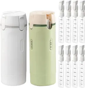 4 Pack 30ml Leak Proof Travel Toiletry Bottles PET Plastic Refillable Dispenser Containers Lightweight Durable Portable Travel Accessories for Shampoo Lotion Cosmetics Airplane Travel Essentials