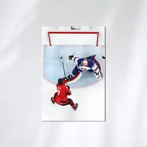 [Poster No Frame] Team USA Hockey Gold Poster – Down But Never Out, Gift Idea