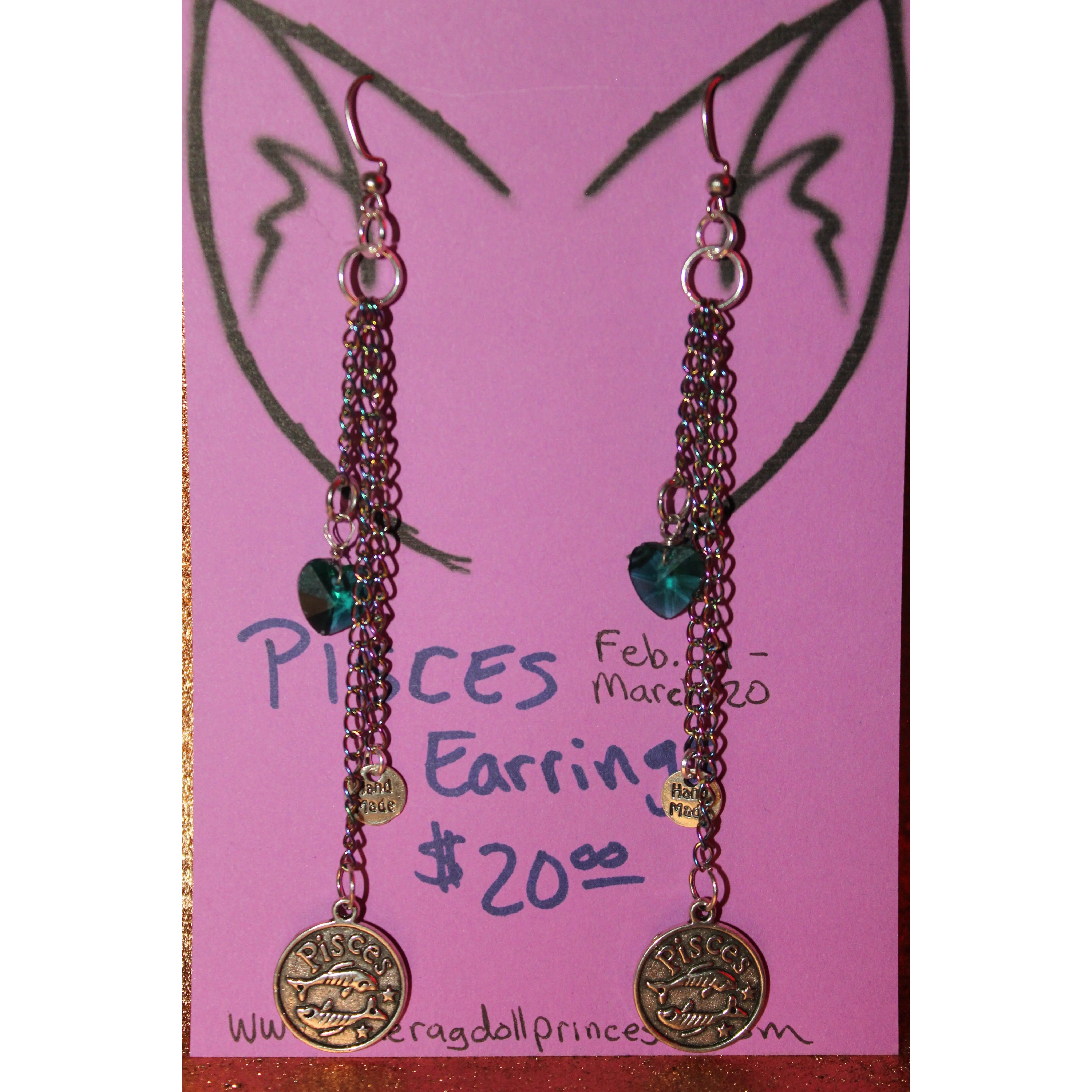 Zodiac Earrings- PISCES