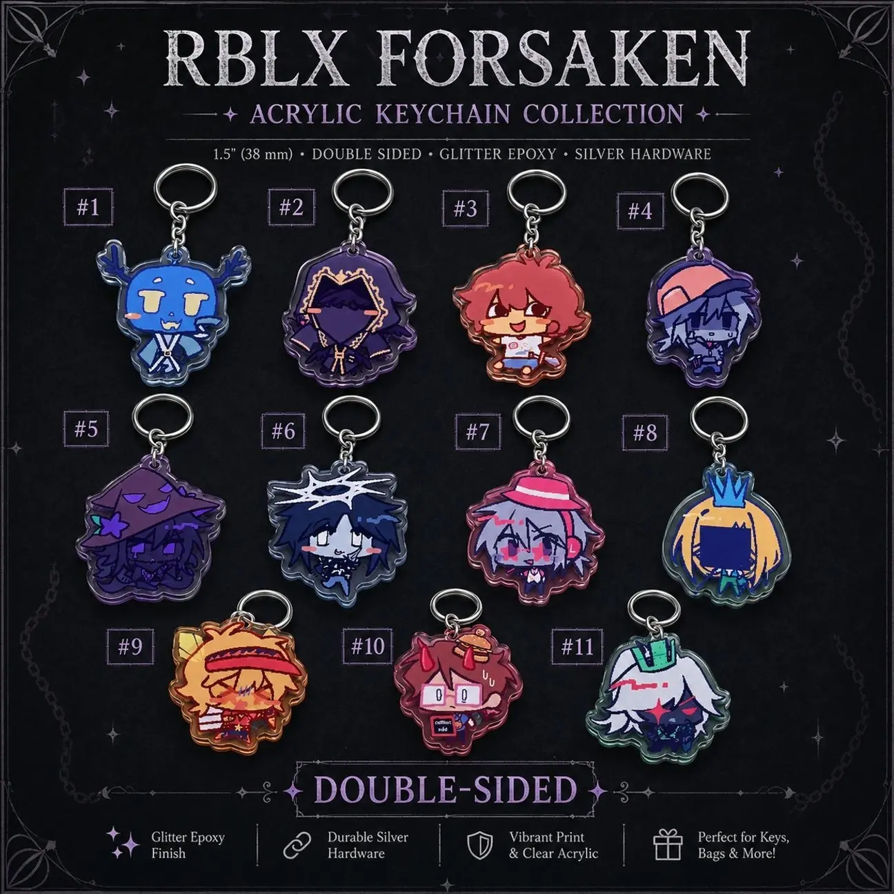 RBLX Forsaken Phone Charms