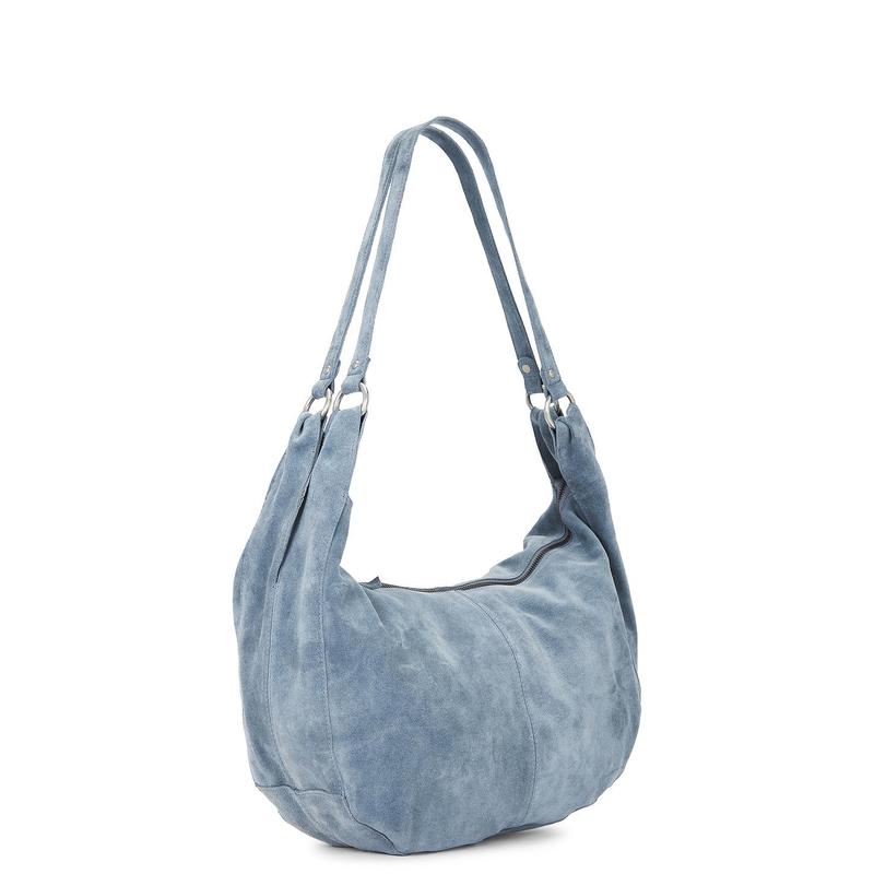 Free People Roma Suede Tote in Rust