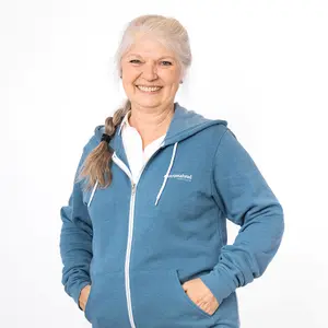 Unisex teal hoodie