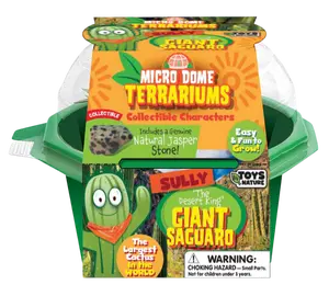 Sully 'The Desert King' Giant Saguaro Micro Dome Terrarium