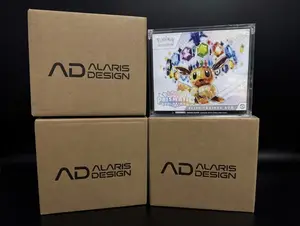 (4x) Pokemon Acrylic Case for Elite Trainer Box (ETB) Four Pack Special - By Alaris Design Trade Card Box Trading Card Album