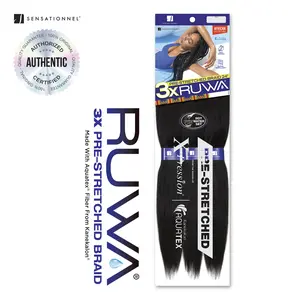 Sensationnel Synthetic Hair Braids XPRESSION 3X Ruwa Pre-Stretched Braid 24"