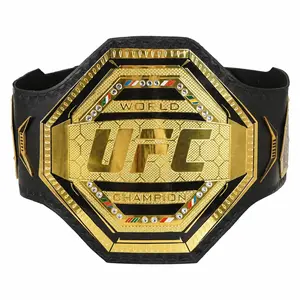 Heavyweight Championship Replica Belt -  2mm Leather Straps  - Fan Gift - Collectibles Wrestling
