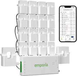 Home Energy Monitor - Smart Home Automation Module and Real Time Electricity Usage Monitor, Power Consumption Meter, Solar and Net Metering for UL Certified Safe Energy Monitoring