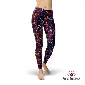 Hearts All Over Print 3D Legging