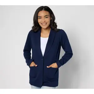 Susan Graver Weekend Regular Marina Knit Blazer