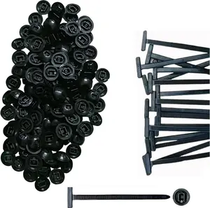 2025 New Nylon Zip Ties Holder Zip Tie Buckle Multipurpose Plastic Cable Ties Buckles Tool Zipper Clips Bumper Retainer Fender Liner Fastener(20opc)