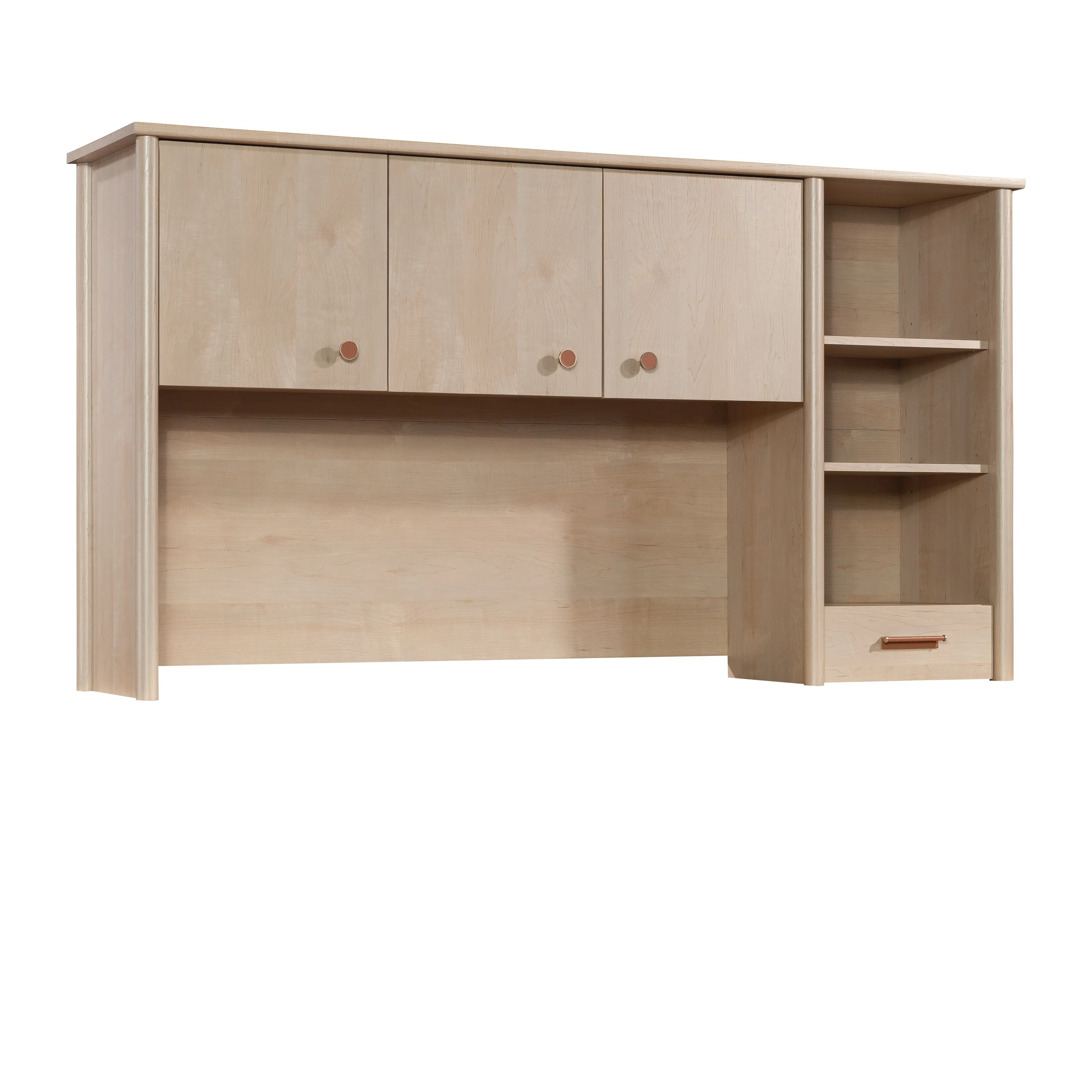 Sauder Whitaker Point Traditional Office Desktop Hutch with Storage Drawer Platform, Book Holder