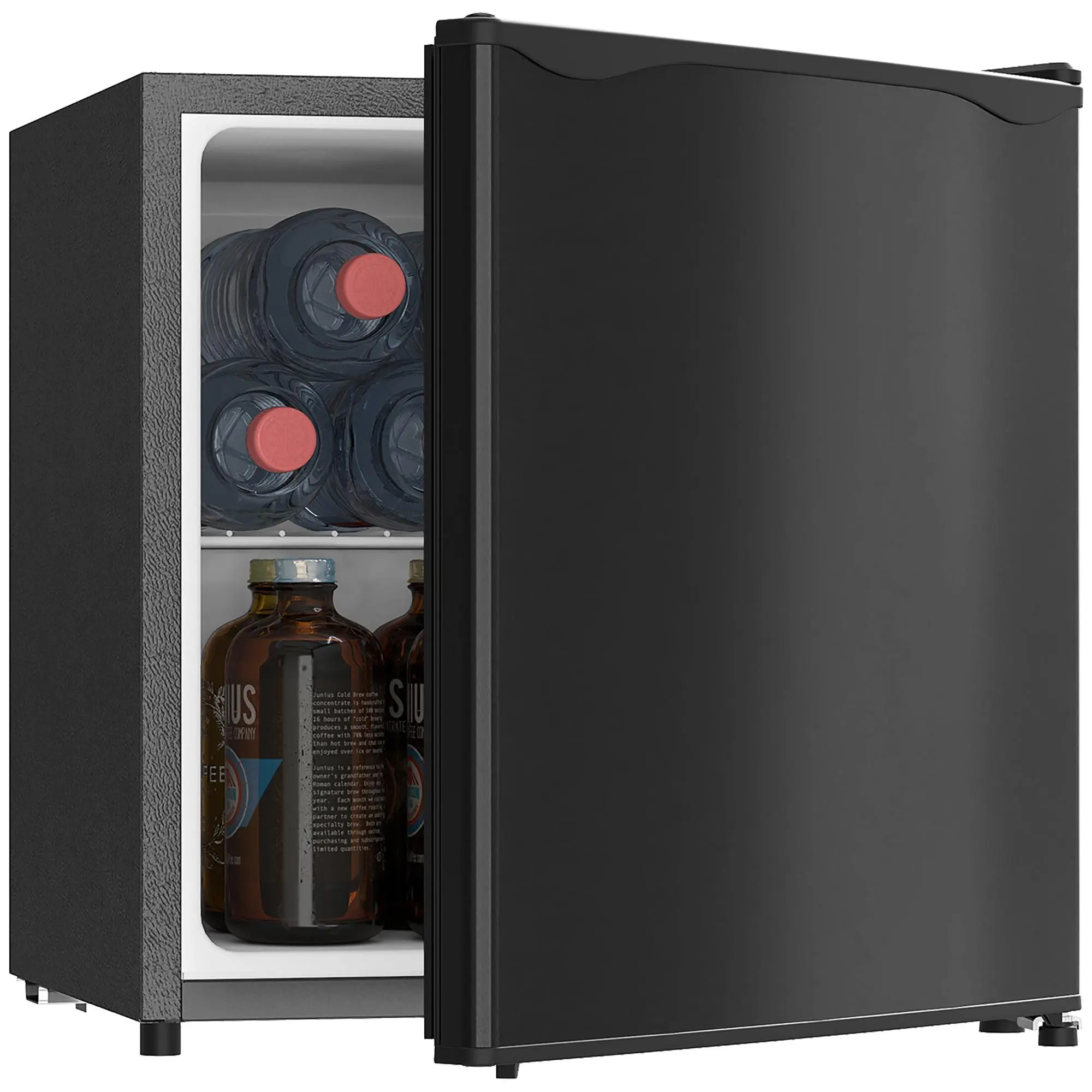 1.1Cu.Ft Countertop Mini Freezer – Compact Upright Freezer with Removable Shelf, Reversible Door & Adjustable Temperature (6.8℉ to -11.2℉). Energy Efficient. For Apartment, Dorm, Motor Home or Office. Black