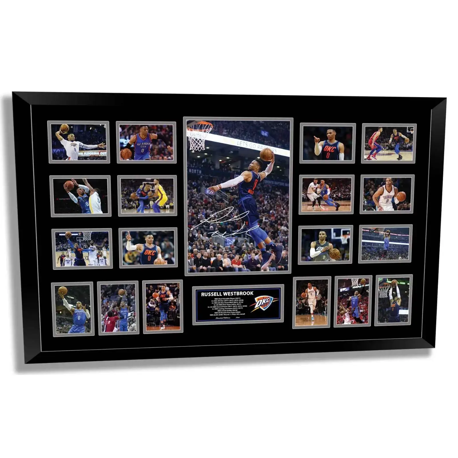 Russell Westbrook Signed Photo Poster Limited Edition ( Unframed - Print Only )