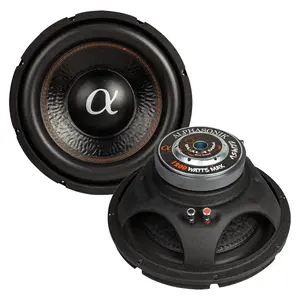 Alphasonik ASW12D AS Series 12" 1200 Watts Max / 400 Watts RMS Dual 4 Ohm Car Subwoofer Stamped Steel Basket with Stronium Magnet Non Pressed Paper Cone Audio Speaker Bass Sub Woofer