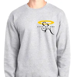 Men's City of Saints Sweatshirt - Comfortable Crewneck Pullover with Long Sleeves - Womenswear, Hoodie Cotton Loose Sweaters Soft Tops