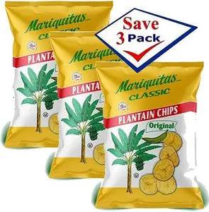 Plantain Chips Regular Flavor 5  oz Pack of 3
