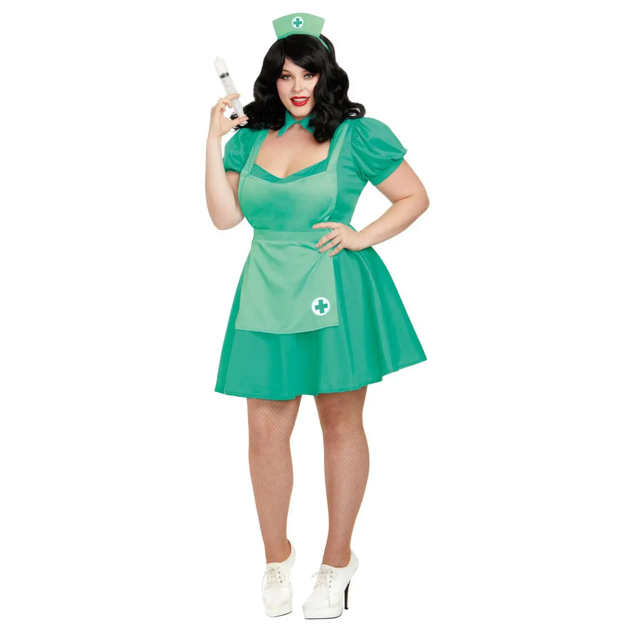 Plus Size Nursie Costume