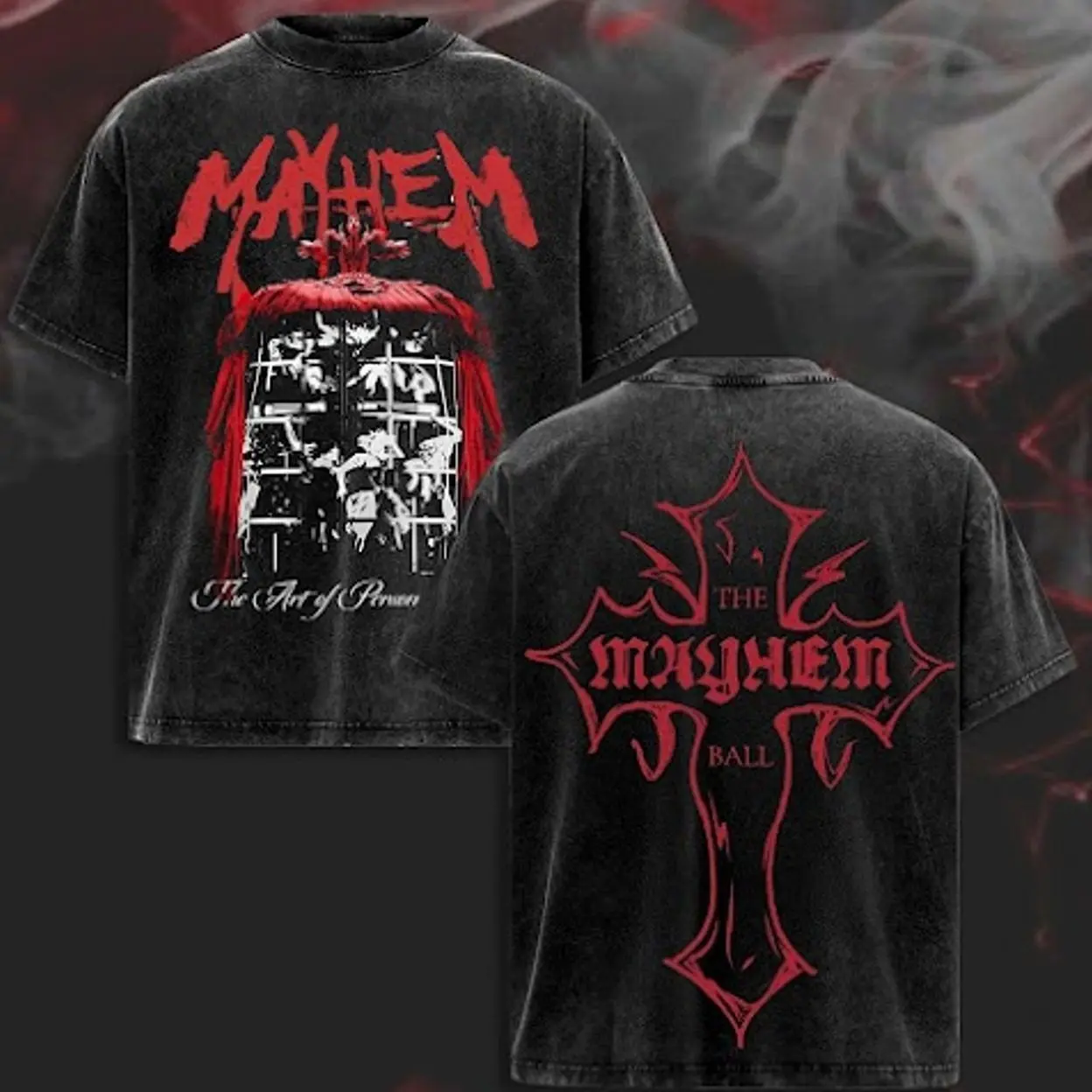 MAYHEM Featuring "Art of Personal Chaos" Pop Queen Mayhem Era Tee, Oversized Heavyweight Cotton, Double Sided Retro Concert Graphic Shirt, Shirts Casual Comfort Cotton Fabric Fit Top , Top Men's and Women's Clothing . NL6