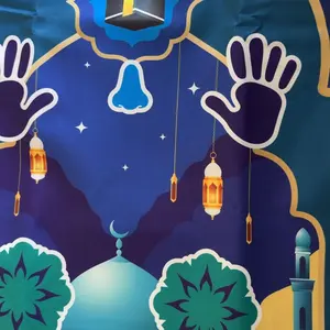 NOMI Muslim Smart Prayer Mat, Modern 7 Language Educational Prayer Mats Needs 3 Aa Batteries Electronic Interactive Prayer Music Mat, Suitable for Children