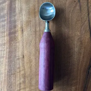 Handmade purple heart Ice cream scoop