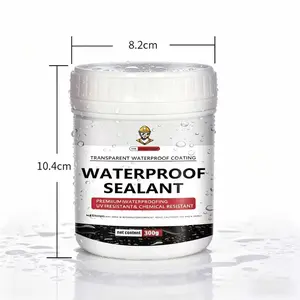 Transparent Invisible Waterproof Sealant, Indoor Outdoor Waterproof Coating, 10.5oz