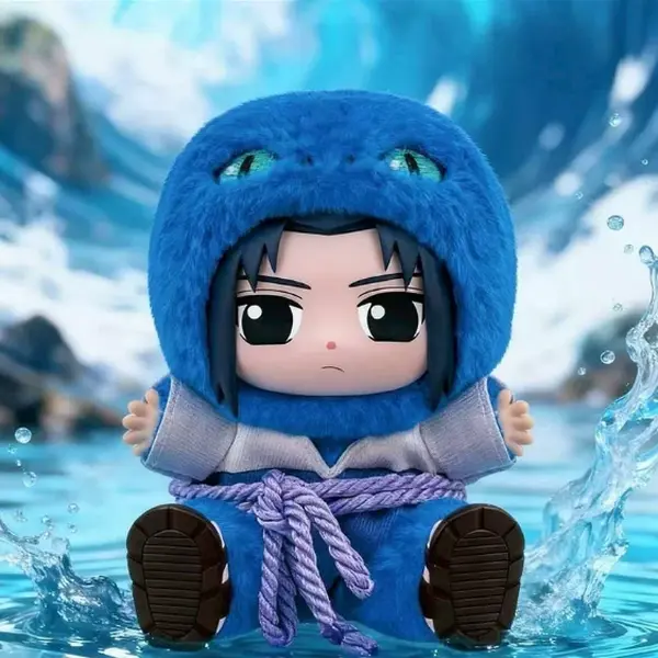 Naruto Shippuden Handmade Blind Bag Plush - Cute Beast Sitting Series, Random Collectible Designer Toy, Mini Blind Pack Mystery Figure, Handmade & Live-Stream Opened (Minor Defects Common)