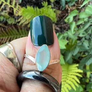 Chalcedony Marquis Size 9