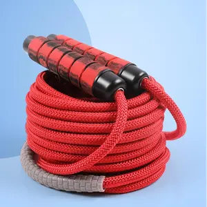 16 FT Long Jump Rope for  Adults,Double Dutch Jump Rope,Adjustable Skipping Ropes with High-strength Nylon Braided Rope Core,360Rotation Not Entangled,Long  for 2-4 Jumpers.