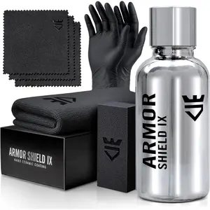 Armor Shield IX - DIY Ceramic Coating for  - High-Performance 82%  Content for Deep Gloss & Long-Lasting Protection - Weatherproof Multi-Surface  Ceramic Coating Kit - 30ml