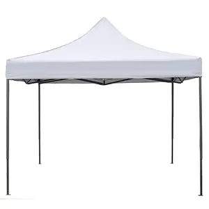 Canopy Tent Commercial Instant 10x10 Heavy Duty 300D Waterproof Adjustable with Wheeled Carry Bag 4 Sandbags 4 Stakes UPF50+ Sun Protection
