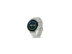 Garmin Venu 3S, Silver Stainless Steel Bezel with Sage Gray Case and Silicone Band | Smart Watch 010-02785-01