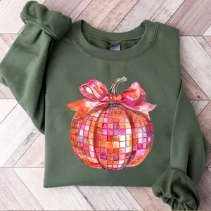 Coquette Fall Shirt, Disco Ball Pumpkin T-Shirt, Disco Pumpkin Shirt, Trendy Fall Shirts, Howdy Pumpkin T-shirt, Fall Pumpkin Shirt, Fall Gifts, Halloween Pumpkin Shirt, Flower Pumpkin Shirt, Thanksgiving Gift, Autumn Shirt Women