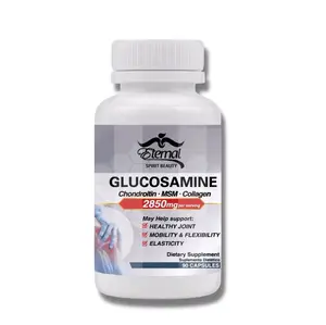 Eternal Spirit Beauty Glucosamine Chondroitin MSM Collagen ESB Natural Vitamin 2850mg per Serving 90 Capsules for Bone Health & Mobility