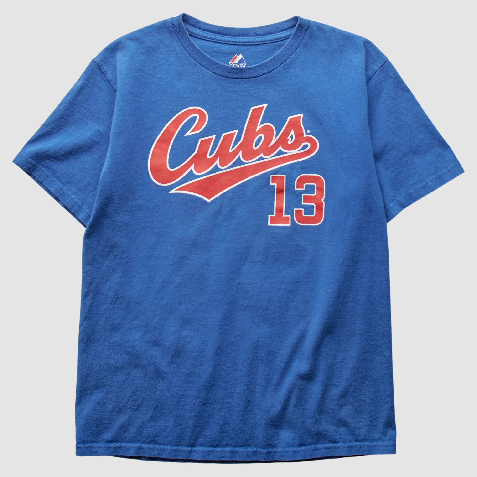 Chicago Cubs Majestic 2010s T-Shirt - Blue - XS